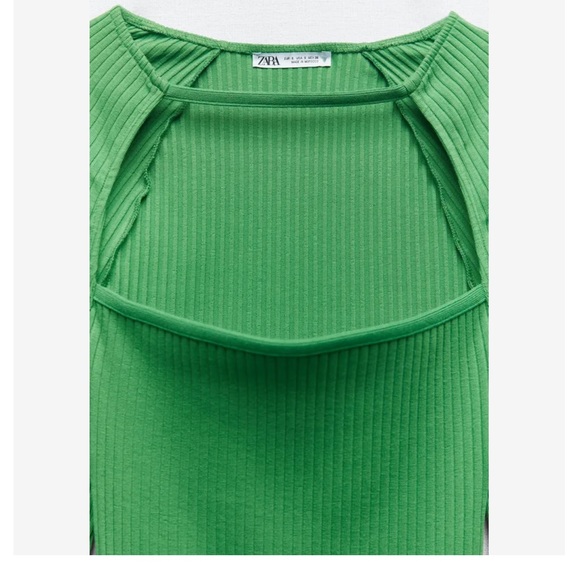 ZARA RIB ARM WARMER DRESS - Picture 8 of 8